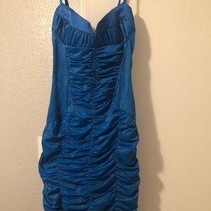 Bebe size small electric blue corset dress.worn 1x
